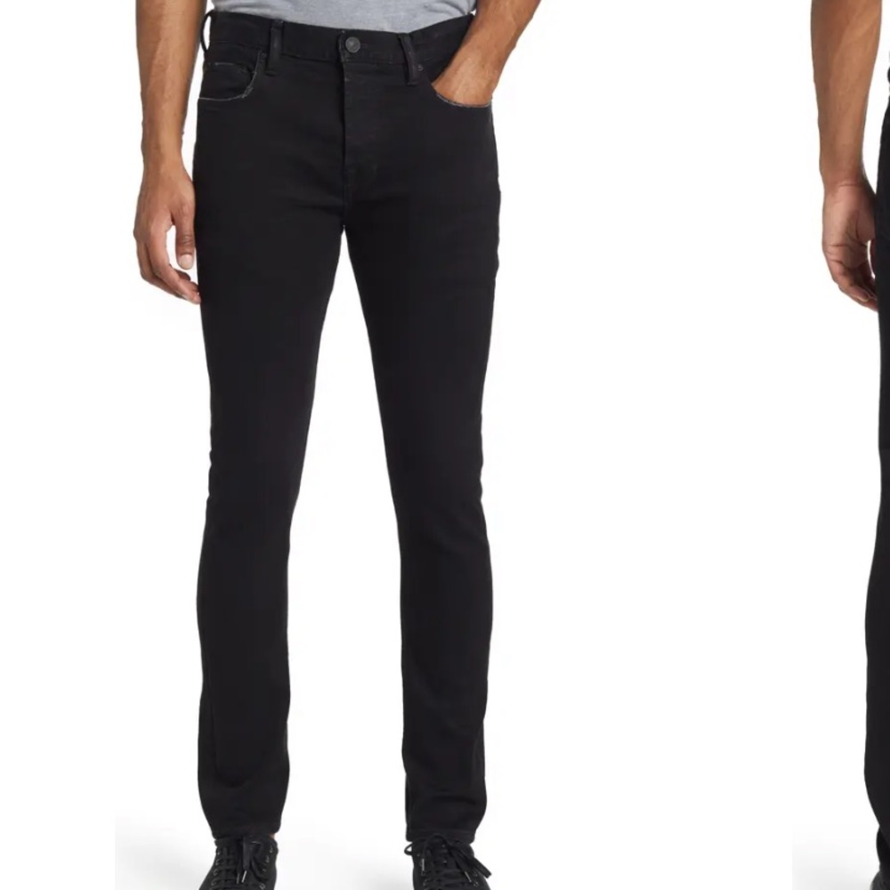 ALLSAINTS Cigarette Skinny Fit Jean in Jet Black